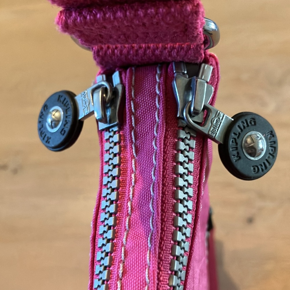 KIPLING | Alvar Crossbody Bag in Carmine (Pink) - Picture 8 of 8